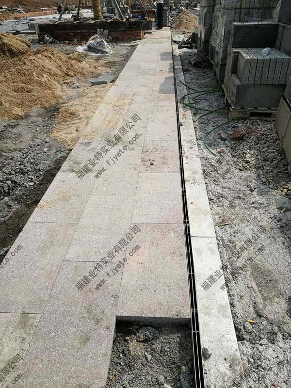 缝隙式线性排水沟施工图