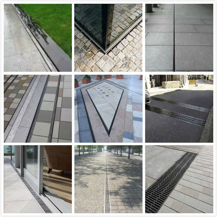 细缝式排水沟效果图