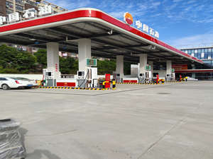 中石油加油站樹(shù)脂成品排水溝案例